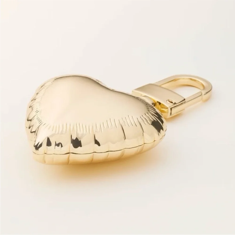 💖✨ Mylar Balloon Heart Bag Charm Keychain Gold - Kate Spade New York x Target✨ - Picture 4 of 4